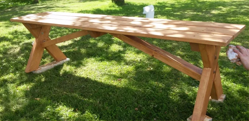 Montera bänken steg för steg